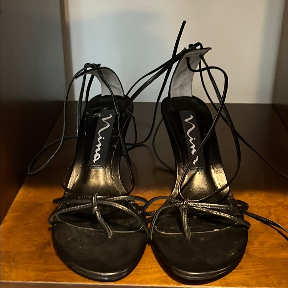 Strappy heels